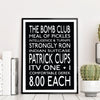 The Bomb Club Bus Blind Print A0 / Black The Bomb Club Blinds