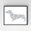 Dachshund, Sausage Dog Art print