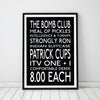 The Bomb Club Bus Blind Print A0 / Black The Bomb Club Blinds